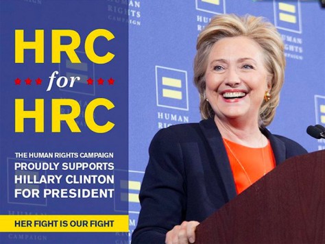 Hillary Clinton and her ally, the Human Rights Campaign